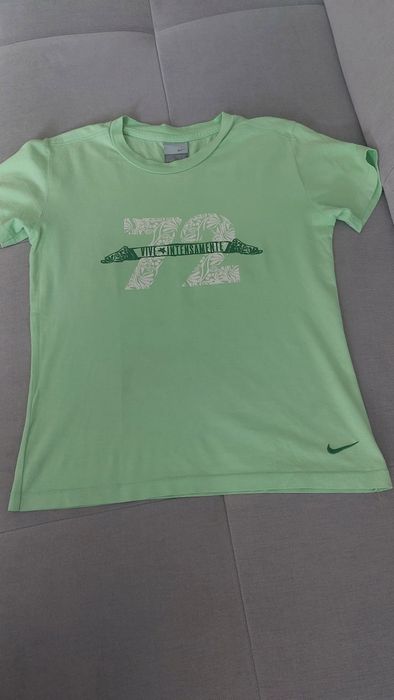 Nike zielony T-shirt z grafiką