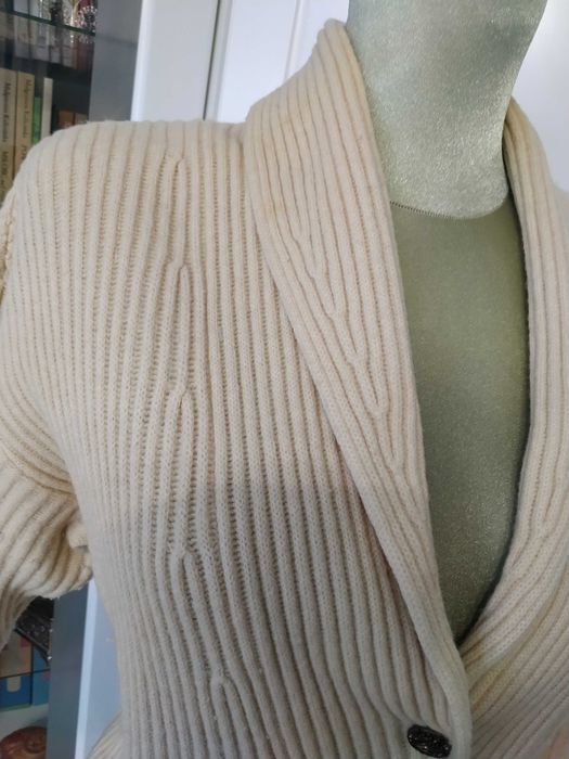 Sweter blezer damski 50% wełna XXL