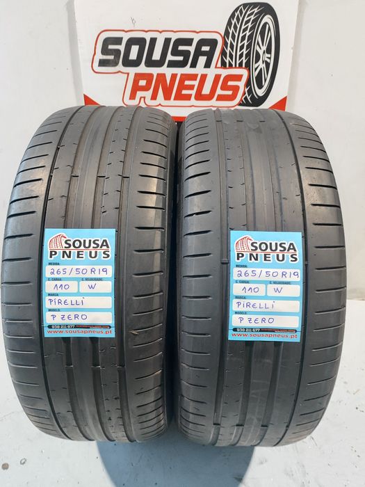 2 pneus semi novos 265-50R19 Pirelli - Oferta da Entrega - 170 Euros