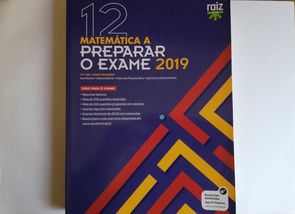 Livro de preparação para exame de matemática