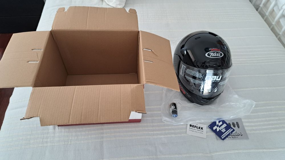 Capacete Nau xs Black Rider (novo)