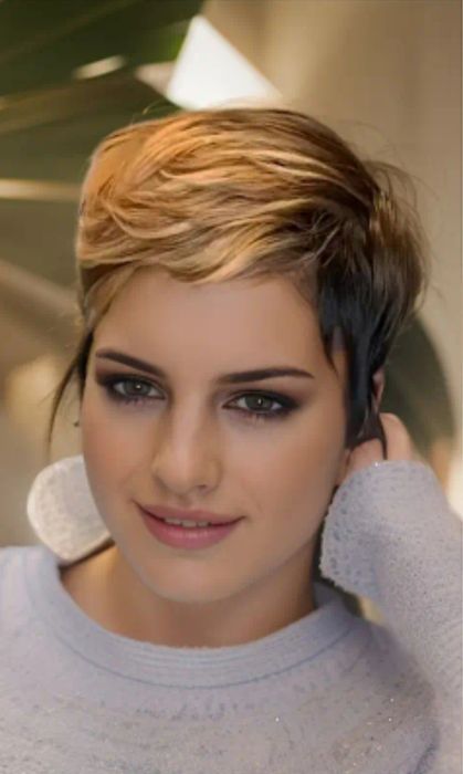 Krótka peruka brąz blond