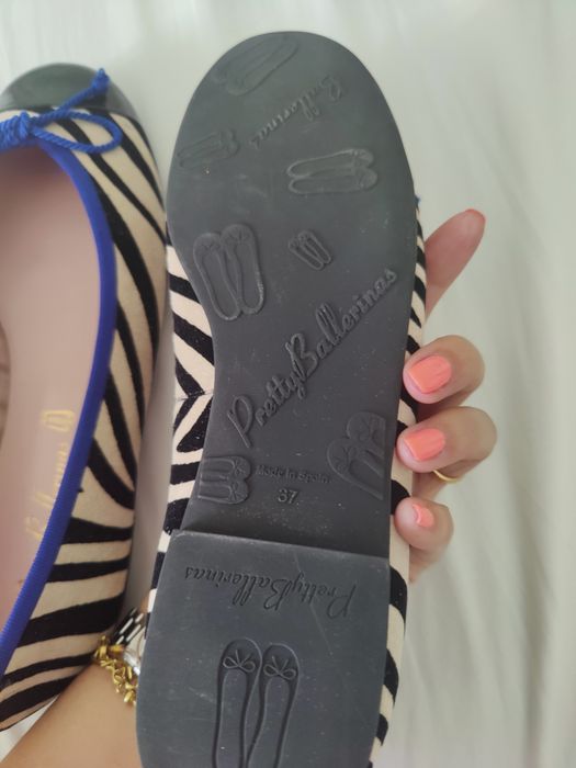 Pretty Ballerinas tamanho 37, zebra