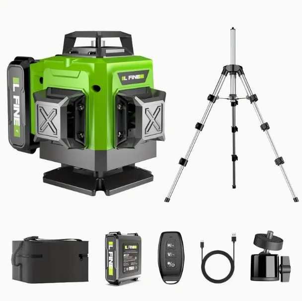 Poziomica Laserowa LFINE z 16 Liniami + Statyw