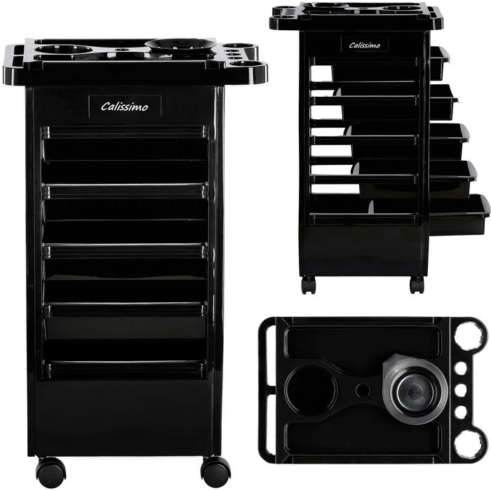 Парикмахерская тележка 5 ящиков Візок перукаря Троліс