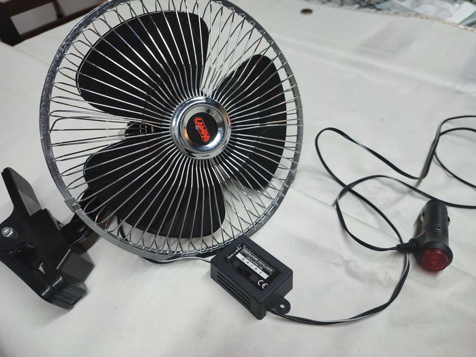 10" Ventoinha 12v e 24v Ventilador p camiao carro caravana com comando