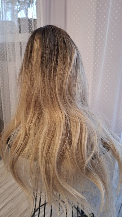 Peruka włosy blond