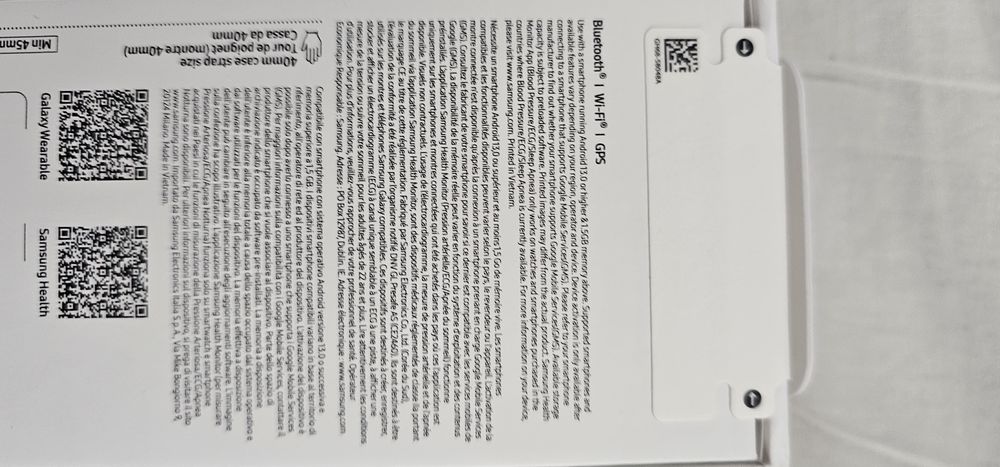 Samsung Galaxy Watch 9 40mm  Novo caixa Selada.