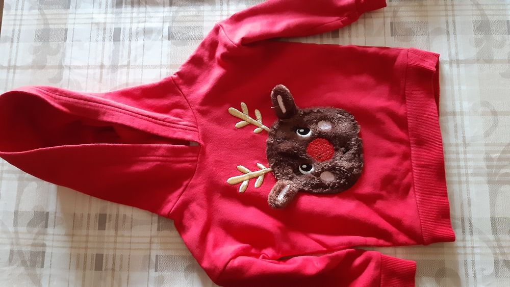 Bluza z kapturem rozmiar 80