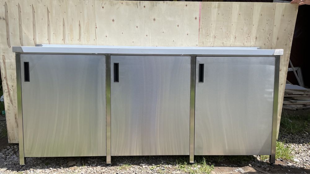 Нержавейка стіл мойка полки стелажі сушка для посуду