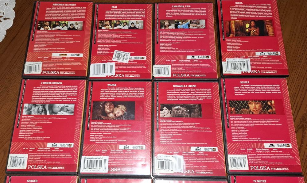 Kino rosyjskie - zestaw 15 płyt DVD - kolekcja