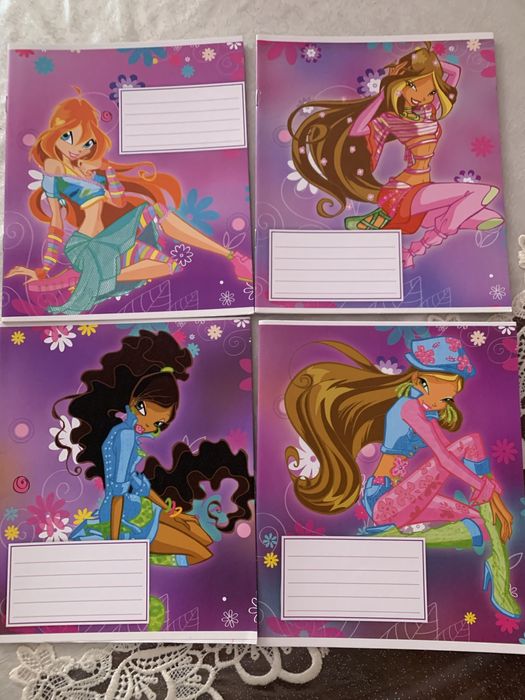 Вінкс зошити ,канцелярія winx club винкс