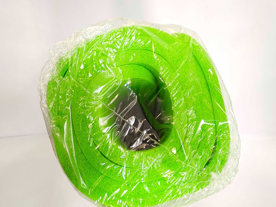 Duża mata do jogi DELUXE 190x100x1,5 Gorilla Sports limonkowa