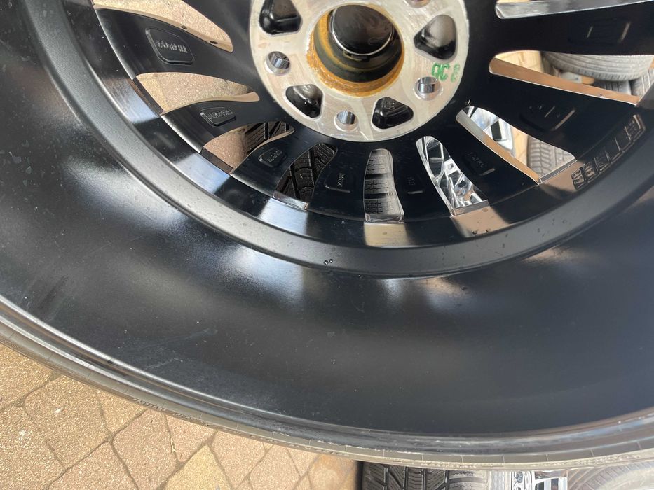 4129. Alufelgi 19" koła zimowe Tesla S Tesla Y czarne 5x120 Continental 255/45/19 2024r 7/8.5mm