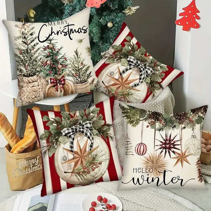 Набір чохлів для подушок різдвяний