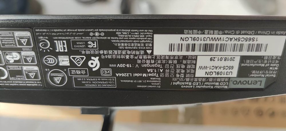 Monitor p/ computador Lenovo L2264A