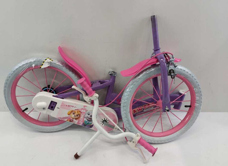 Nowy rower dziecięcy Psi Patrol 16" Fiolet, TOIMSA