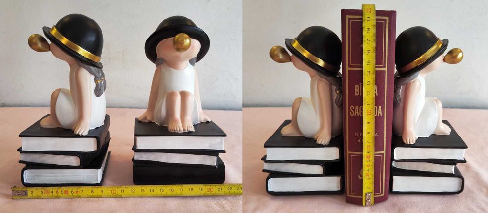 Encostos Suportes Livros Bonecas