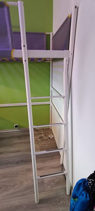 Łóżko piętrowe Ikea Vitval z materacem
