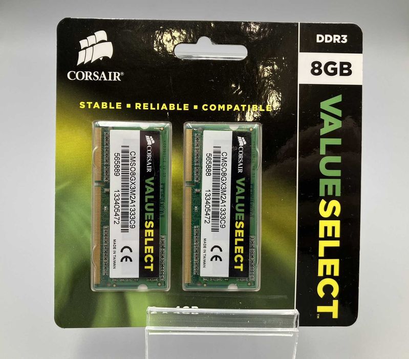 Оперативна пам'ять для ноутбука Corsair DDR3 4GB 1333MHz SO-DIMM (CMSO8GX3M2A1333C9)