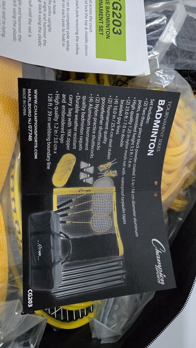 Set profissional badminton