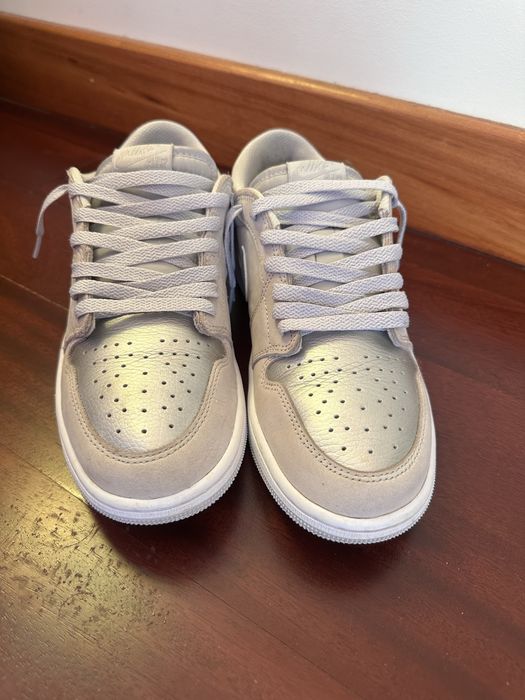 Nike air jordan 1 low og metalic silver