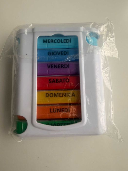 Organizer na leki w  języku włoskim + GRATIS