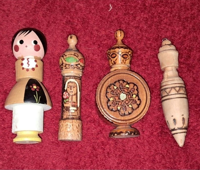 Деревянные фигурки для хранения духов.Болгария.АленМак