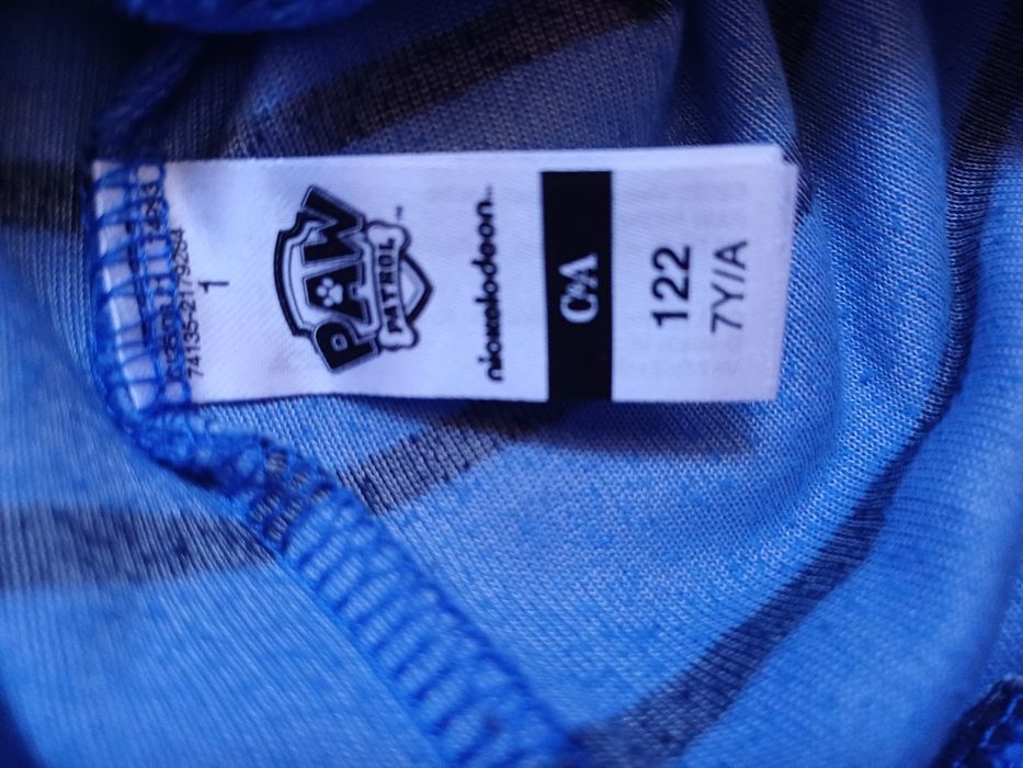 Піжама  велюрова щенячий патруль  С&А