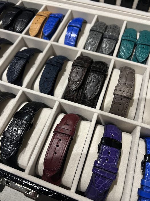 Ремешок из кожи крокодила для наручных часов