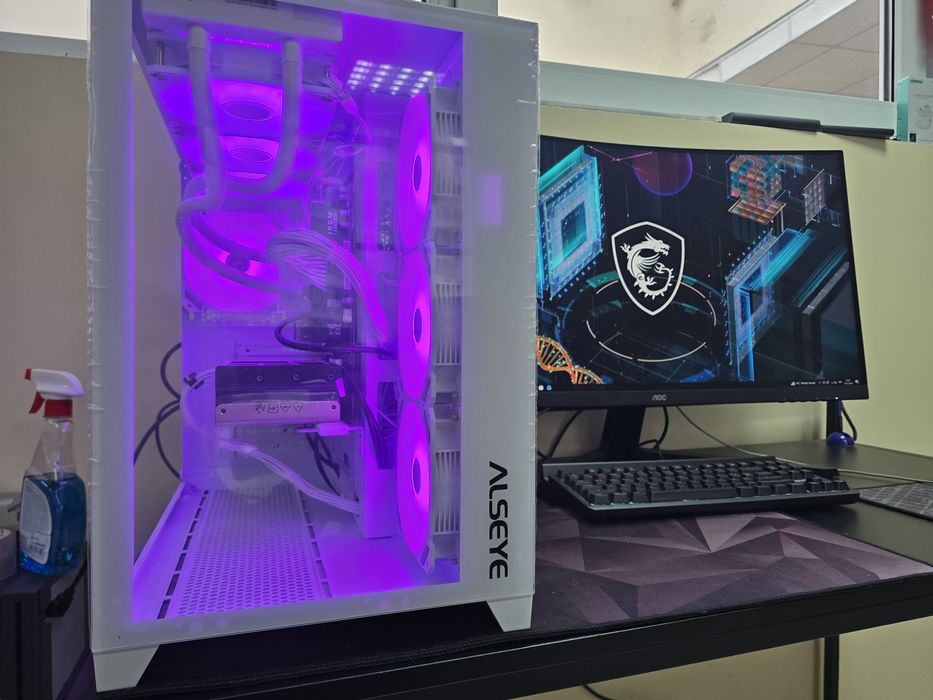 Ігровий комп'ютер ryzen 7 7700 32gb ddr5 rtx 5070 ssd 1t