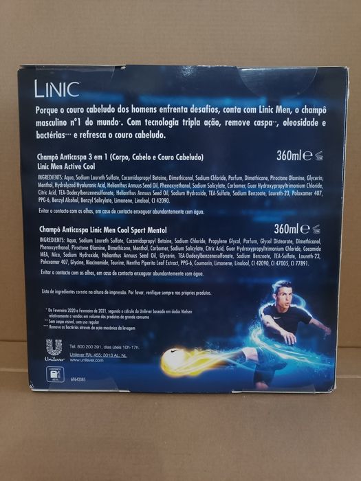 Conjunto de shampôs publicitários à Selecção de Portugal