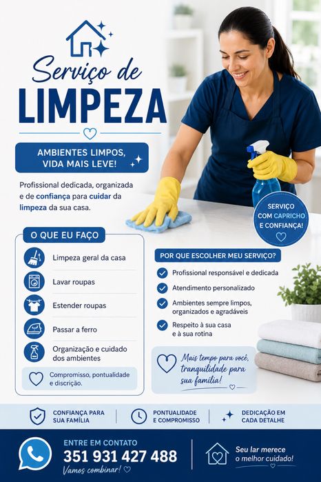 Cuidamos de Quem Você Ama e Também do Seu Lar!