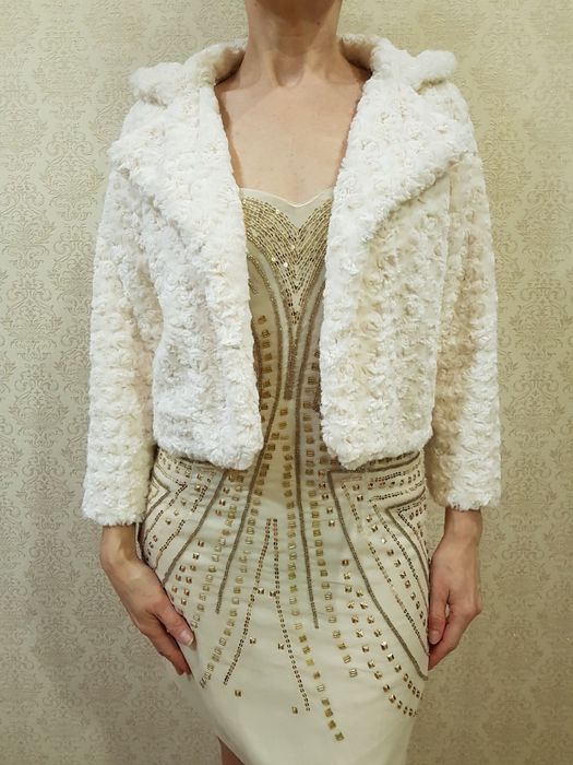 Жакет, болеро свадебное меховое