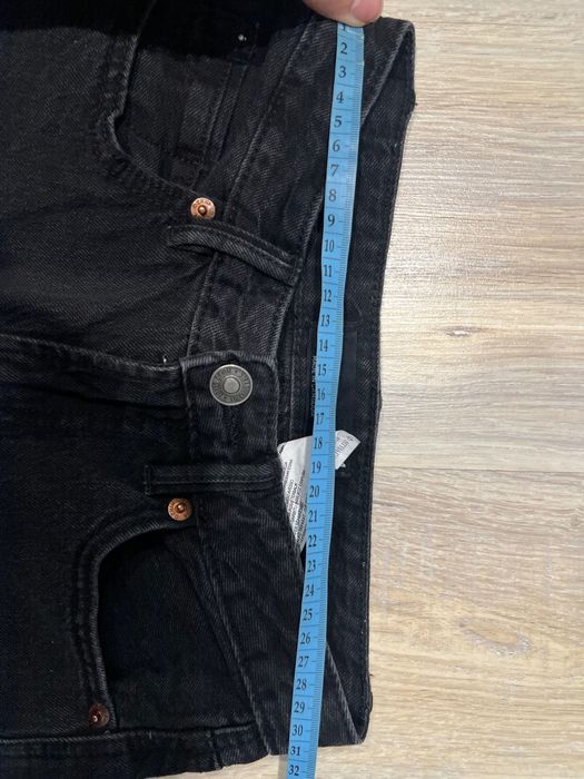 Прямі чорні джинси Stradivarius D98,34 розмір