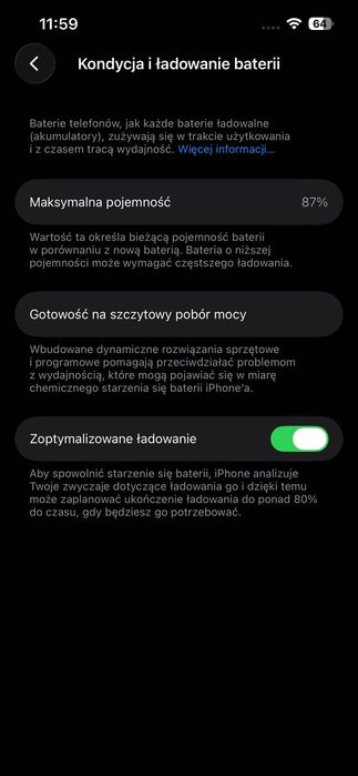 iPhone 13, bateria 84%