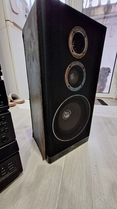 Sistema Hi-Fi completo com gira-discos + colunas (CIE) - AVARIADO

Vendo sistema