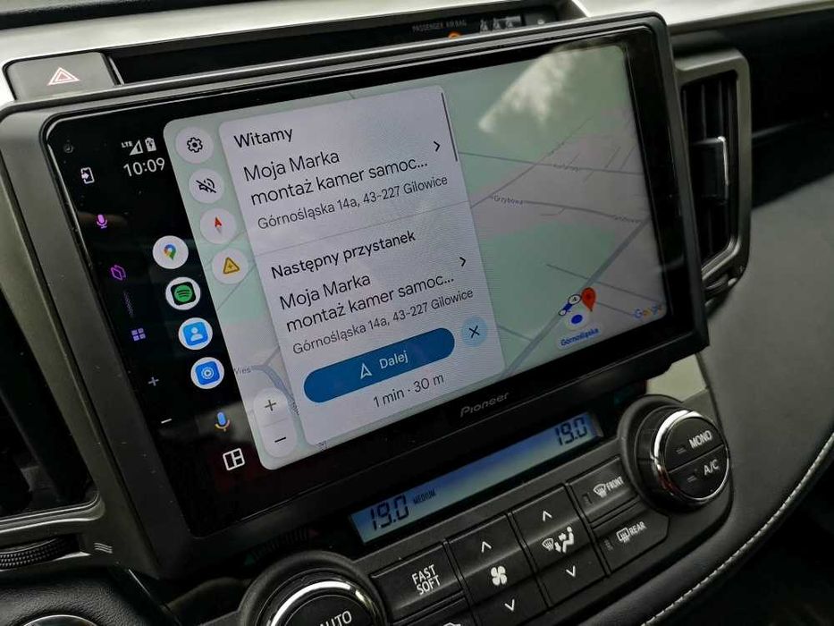 Nawigacja 9 cal Pioneer z Android Auto Carplay TOYOTA RAV4 z montażem