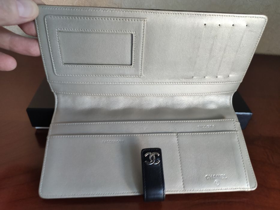 Дорожній клатч Chanel кошелек гаманець оригінал
