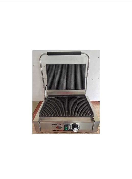 Grill kontaktowy elektryczny Panini ryflowany 2,2 kW Yato