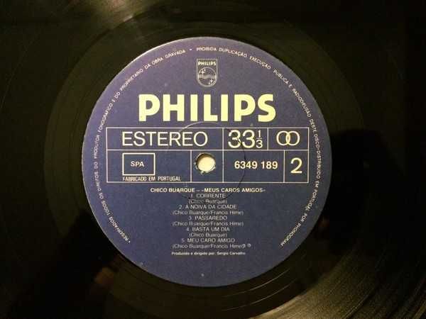 2 álbuns Chico Buarque - Meus Caros Amigos + de Hollanda (MPB)