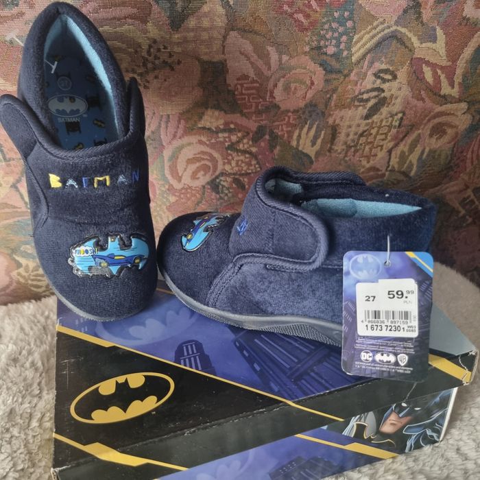 Ciepłe nowe butki przedszkolne rozm. 27 Batman. Deichmann. Paputki