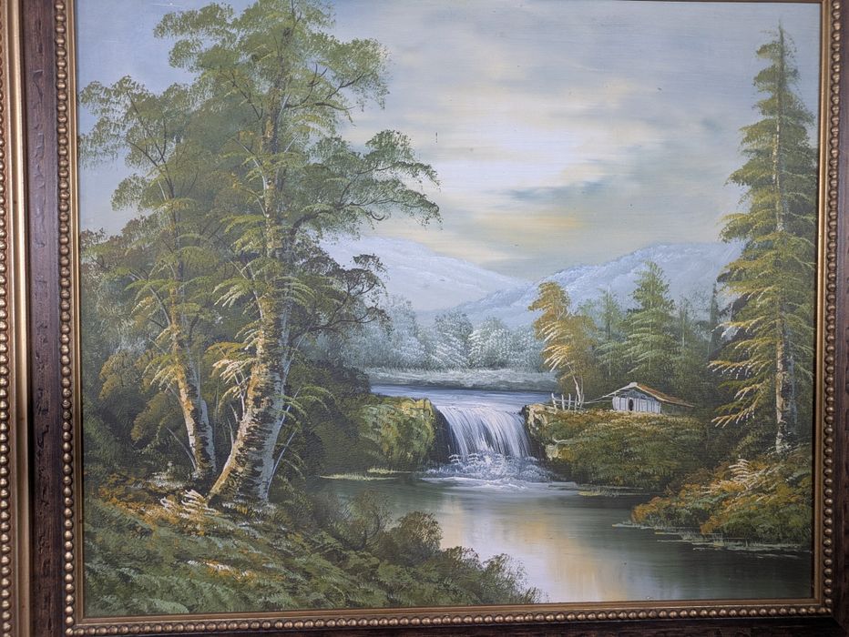Quadro pintado a óleo