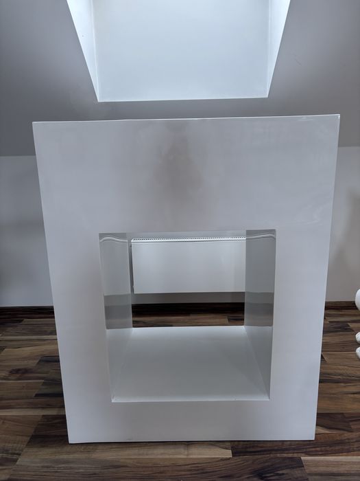 Donica Duża i Designerska- nowoczesna/biała/glamour