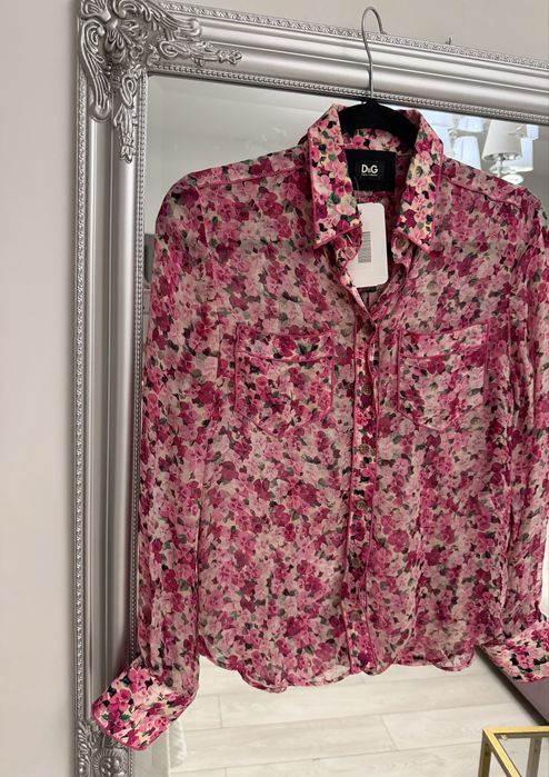 Блуза 100 шелк D&G dolce &gabbana