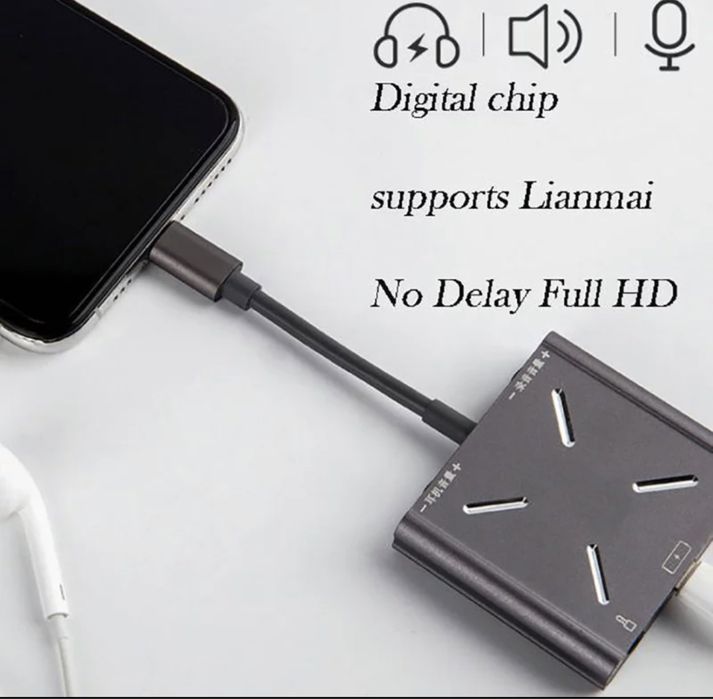 Iphone ou ipad placa de audio externa nova