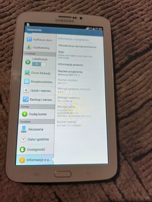 Tablet używany..