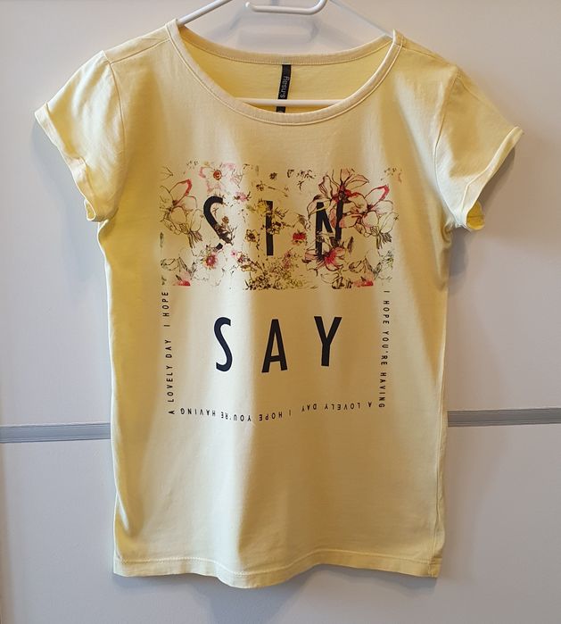 T-shirt, koszulka, Sinsay, rozmiar XS