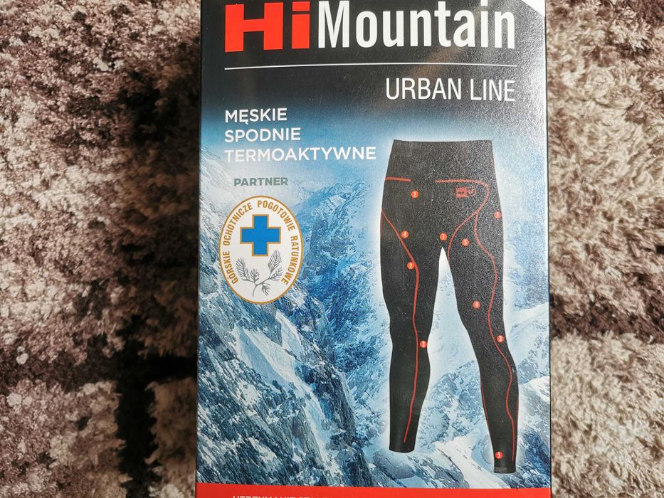mniej=SPODNIE - Termoaktywne hi mountain NOWE. Sprzedam :