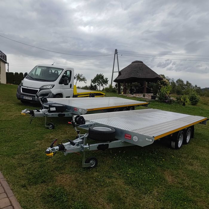 Wynajem lawety, autolawety do 3,5 ton, przyczepy 4,5 m oraz 6 m, pomoc drogowa, transport